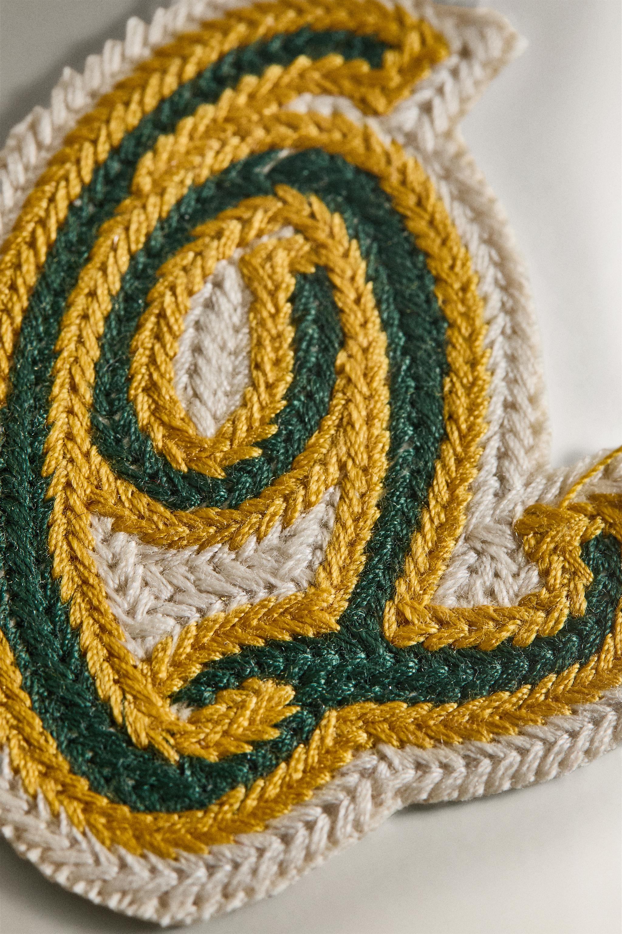 COTTON LETTER Q PATCH